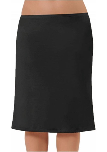 Kadın Siyah Uzun Jüpon 2901