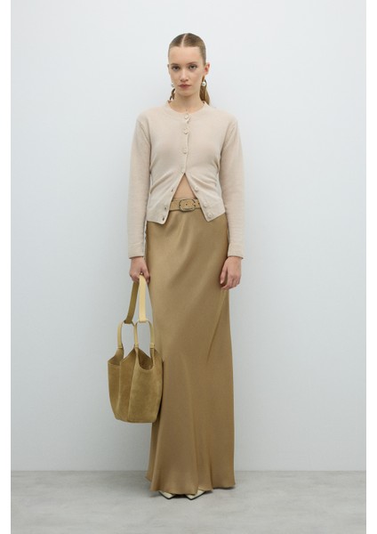 %100 Deri Gold Toka Detaylı Kemer Bej K2682101_024 fiyatları