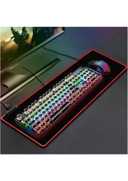 90X40 Rgb Mouse Pad LED Işıklı Dünya Gaming Mouseped 90X40 modelleri