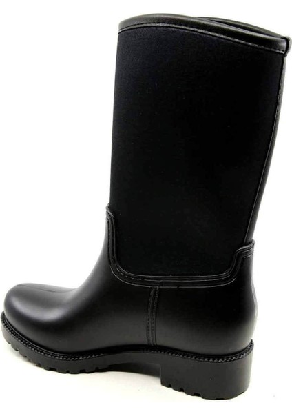 Çocuk Kedi Bıyıklı Yağmur Botu Siyah indirimleri