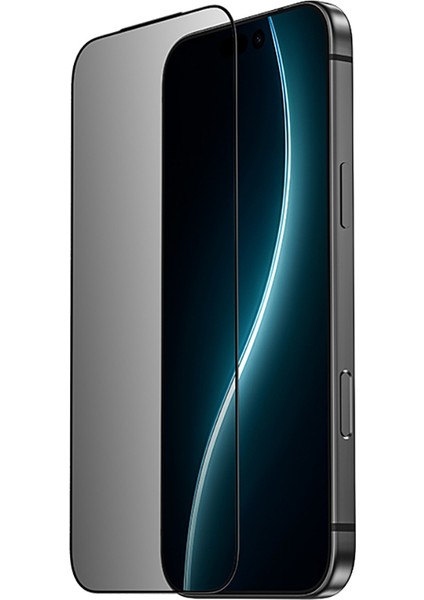 iPhone 17 Uyumlu Benks Glass Warrior Privacy Hd Cam Ekran Koruyucu Uygulama Aparatlı Siyah