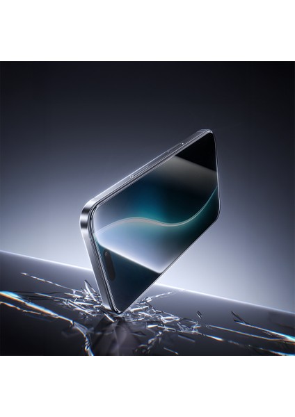 iPhone 17 Pro Max Uyumlu Benks Glass Warrior Privacy Hd Cam Ekran Koruyucu Uygulama Aparatlı Siyah