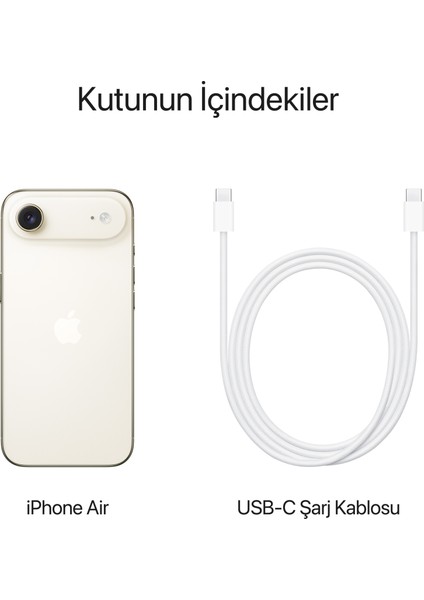 iPhone Air 1 Tb Uçuk Altın Rengi