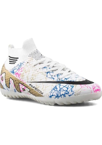 Air Laliga Yarı Profesyonel Çoraplı Çim-Halı Saha Kauçuk Taban Uniseks Futbol Ayakkabısı