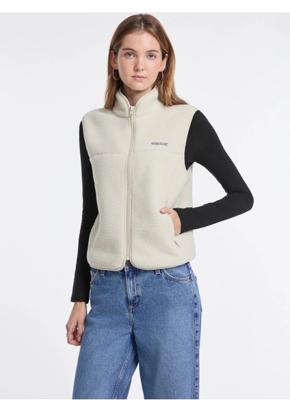 Kadın Ekru Sweatshirt W5BQ19K1042-ECRU