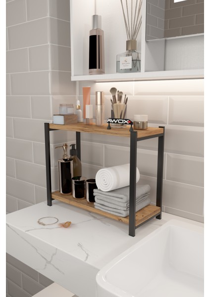 Porta 2 Raflı Tezgah Üstü Organizer Baharatlık Raf Çok Amaçlı Raf modelleri