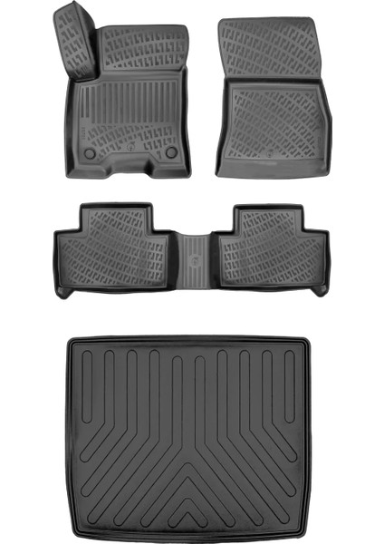 Mini Cooper Elektrikli SE (F56) Alt Bagaj 2021 Sonrası 3D Araca Özel Paspas ve Bagaj Havuzu Set