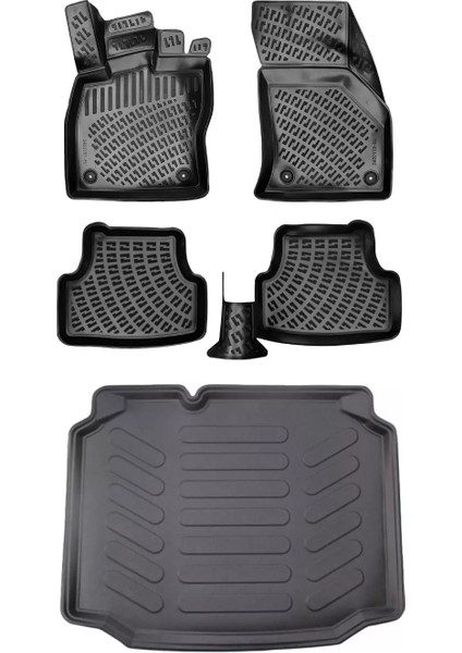 Smart Forfour ( Elektrikli ) 4 Kapı 2014 Sonrası 3D Araca Özel Paspas ve Bagaj Havuzu Set