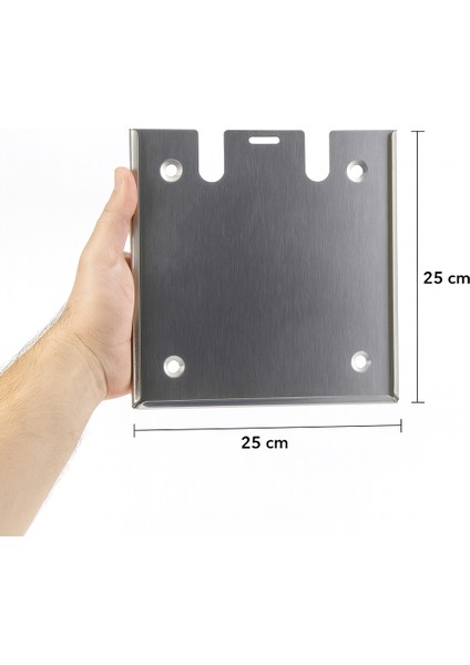 25X25 cm Çok Amaçlı Alüminyum Metal Zarf Duvar Tipi Iş Güvenliği Montajlı Evrak Uyarı Pano Tutucu fiyatları
