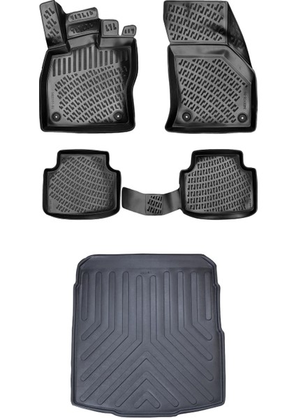 Renault Megane 2 Hb 2002-2009 3D Araca Özel Paspas ve Bagaj Havuzu Set