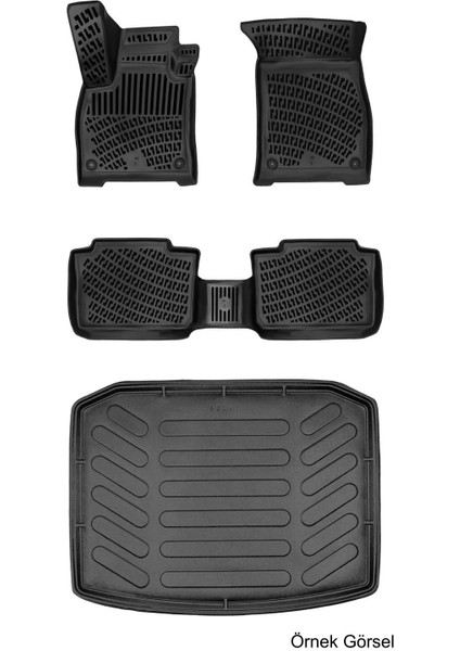 Bmw 4 Serisi Coupe F32 2013-2020 3D Araca Özel Paspas ve Bagaj Havuzu Set