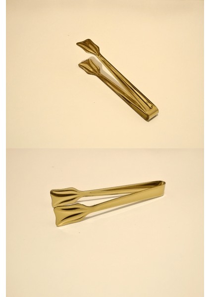 Çelik Gold Şeker Maşası - Küp Şeker Maşası-13 Cm-1 Adet