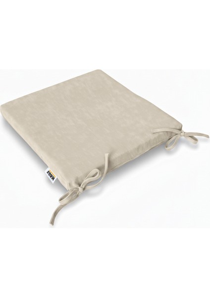 Sandalye Minderi, Süngerli, Yemek Sandalyeleri Için Sünger Kare Minder 22DENS 42X42X5CM Bej