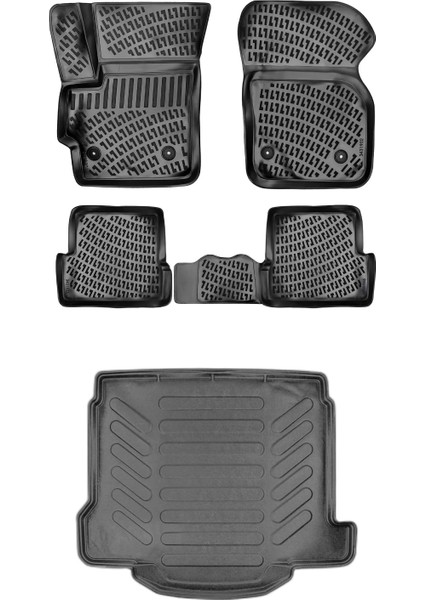 Mazda 3 Sedan 2009-2012 3D Araca Özel Paspas ve Bagaj Havuzu Set