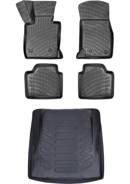 Bmw 3 Serisi E92 2007-2013 3D Araca Özel Paspas ve Bagaj Havuzu Set