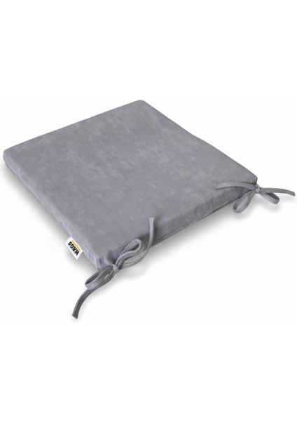 Sandalye Minderi, Süngerli, Yemek Sandalyeleri Için Sünger Kare Minder 22DENS 42X42X5CM Gri