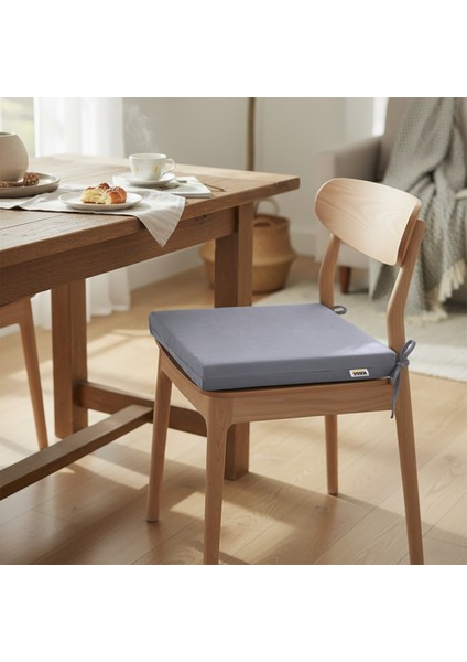 Sandalye Minderi, Süngerli, Yemek Sandalyeleri Için Sünger Kare Minder 22DENS 42X42X5CM Gri fırsatları