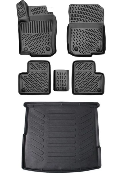 Mercedes ML166 Serisi 2011-2015 3D Araca Özel Paspas ve Bagaj Havuzu Set