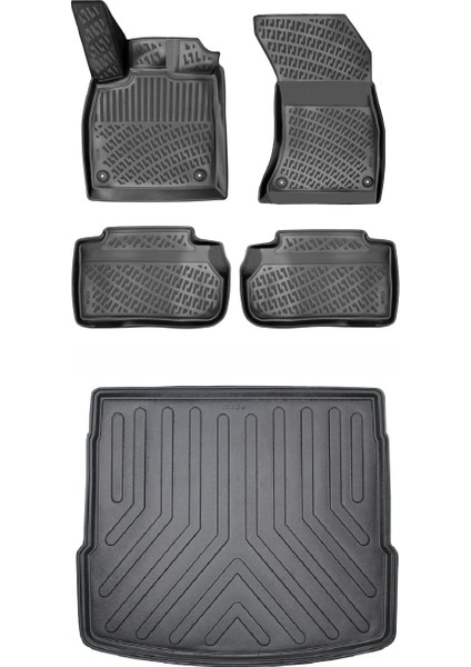 Citroen C3 2002-2009 3D Araca Özel Paspas ve Bagaj Havuzu Set