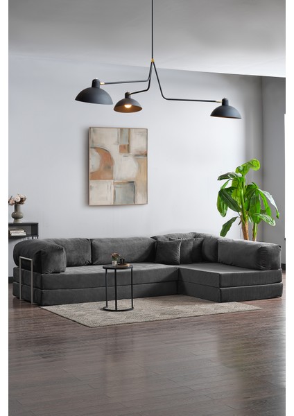 Legom Petek Aktivite Koltuğu Yatak Olabilen Çok Amaçlı Kanepe L Koltuk Antrasit fiyatları