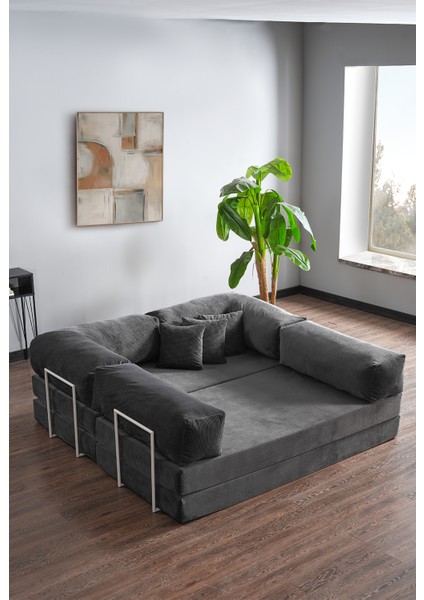 Legom Petek Aktivite Koltuğu Yatak Olabilen Çok Amaçlı Kanepe L Koltuk Antrasit modelleri