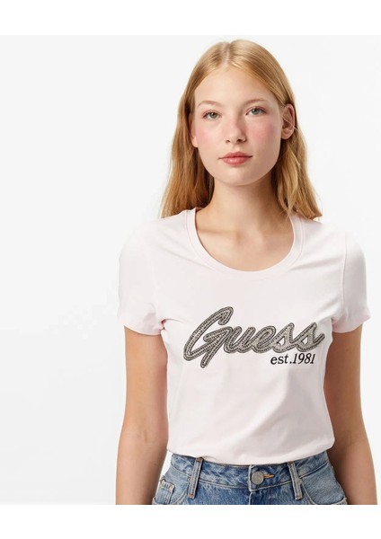 Hot Kadın Pembe Slim Fit T-Shirt W5YI16J1314-A60W fırsatları