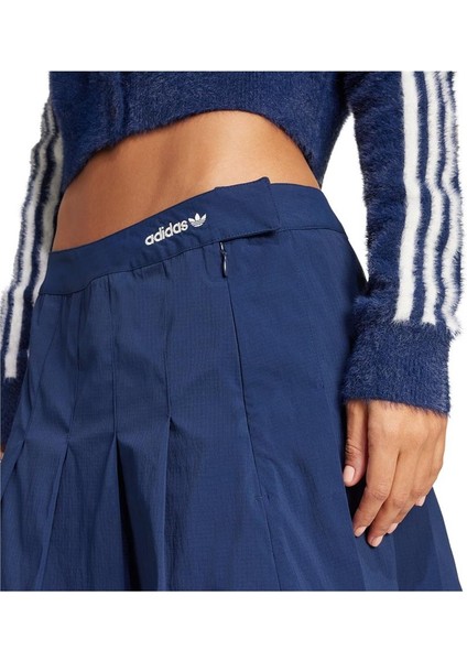 Kadın Mavi Etek Pleated Skırt JW5141 indirimleri