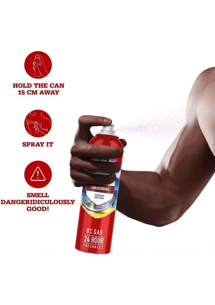 Original Erkek Deodorant Vücut Spreyi 140ML indirimleri