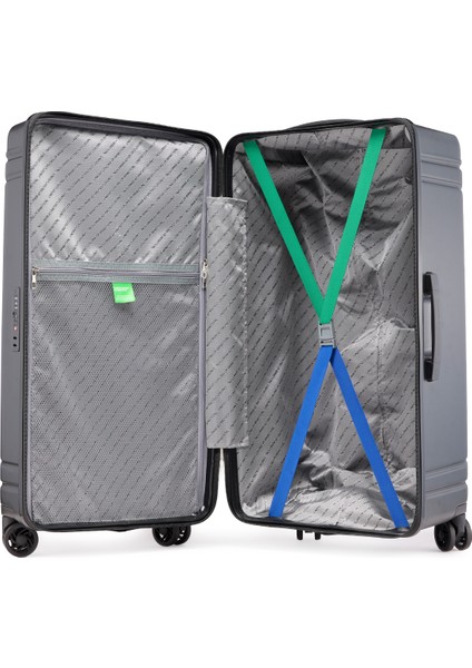 Unıted Colors Of Benetton Unisex Büyük Boy Valiz 14BNT8020-01-S fırsatları