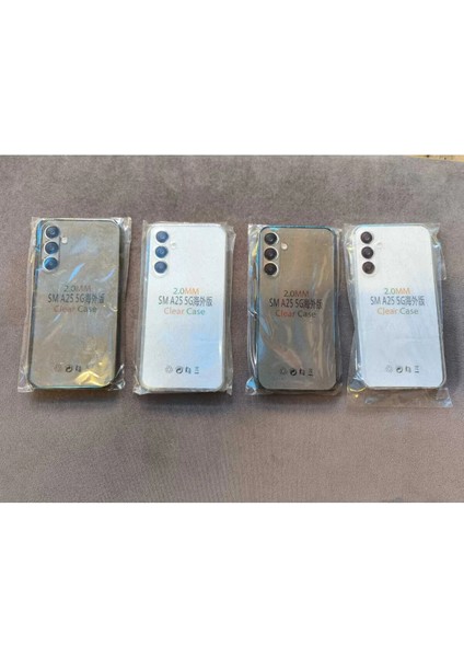 Samsung A25 5g Uyumlu Şeffaf Simli Silikon Kılıf fırsatları
