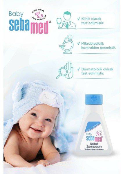 Baby pH 5.5 Göz Yakmayan Formül Nemlendirici Etkili Bebek Şampuanı 150 ml