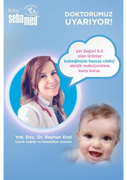 Baby pH 5.5 Göz Yakmayan Formül Nemlendirici Etkili Bebek Şampuanı 150 ml