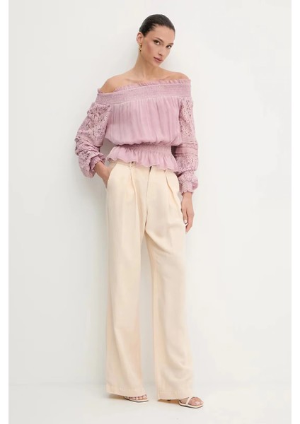 Shaye Wıde Leg Trouser Kadın Multicolor Pantolon W5GA2GWG8N0-F62L