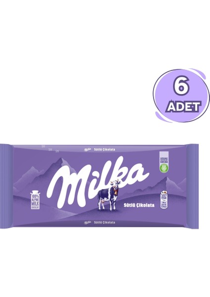 Sütlü Tablet Çikolata 6×80 g – Klasik Tatlı Lezzet, Paylaşım ve İkram İçin Mükemmel Seçim