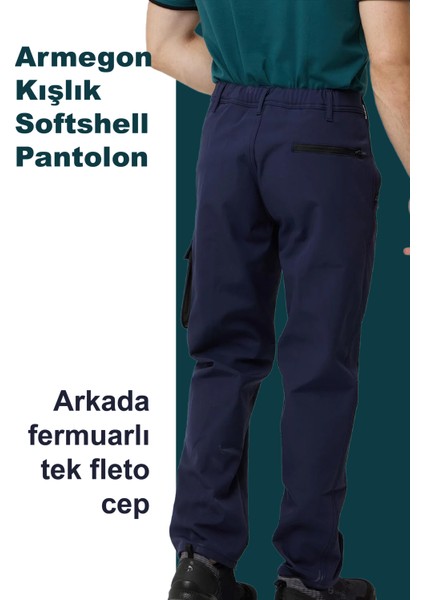 Armegon Kışlık Softshell Su Geçirmez Kargo Cepli Pantolon indirimleri