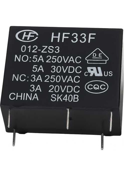 12 V Kombi Kartı Rölesi - HF33F-012-ZS3 HONGFA