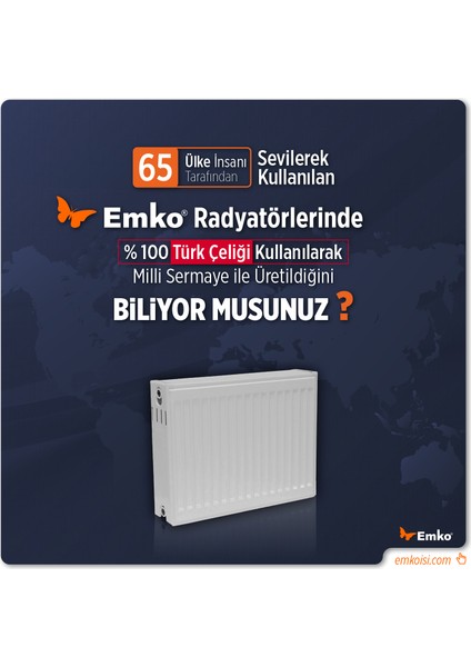 Panel Radyatör DK22-300X1400
