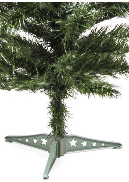 Yılbaşı Çam Ağacı 60 cm Yeşil Plastik Yoğun Dallı Dayanıklı Ayaklı Tek Parça Tasarım fırsatları