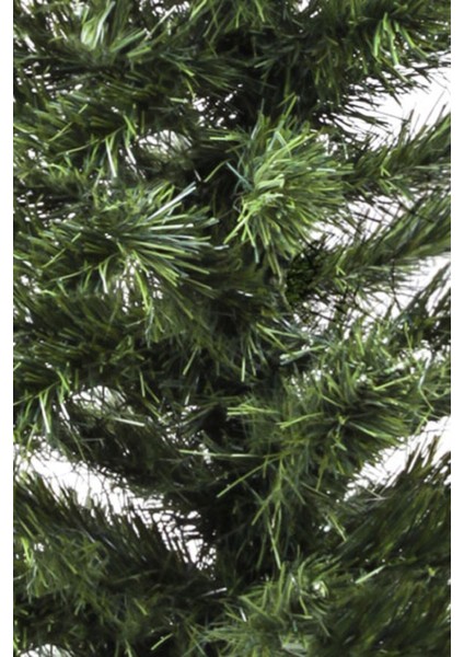 Yılbaşı Çam Ağacı 60 cm Yeşil Plastik Yoğun Dallı Dayanıklı Ayaklı Tek Parça Tasarım