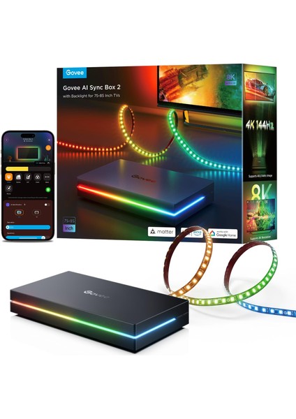 Aı Sync Box 2 75-85 Inç Tv Arkası LED Aydınlatma