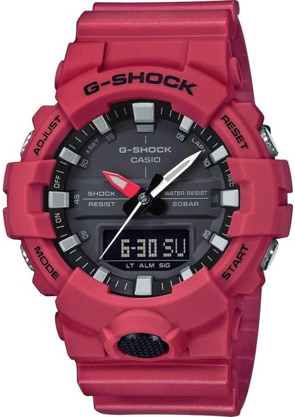 G-Shock GA-800 Kırmızı Renk Orijinal Silikon Saat Kordonu modelleri