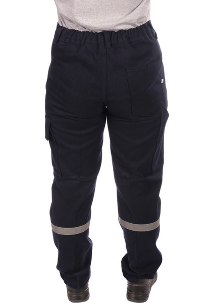 7/7 Gabardin Kışlık İşçi Pantolonu Tek Reflektörlü Kalın İş Pantolonu