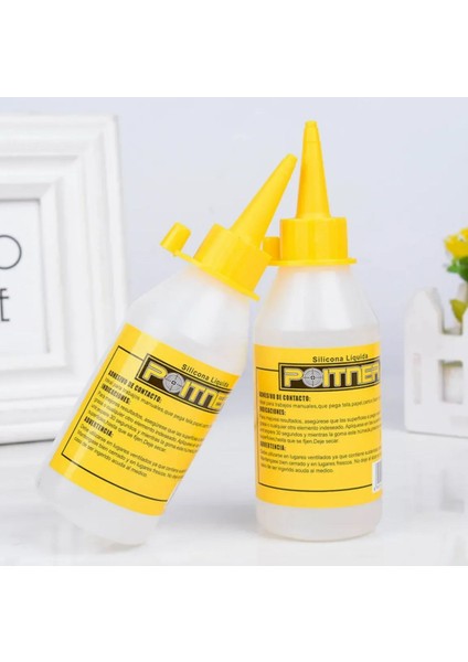 100ML Sıvı Silikon, Soğuk Silikon, Yapıştırıcı,şeffaf Silikon Yapıştırıcı (1 Adet)