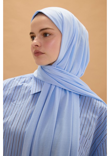 Camellia Scarfs Bambu Penye Şal - Bebe Mavisi fırsatları