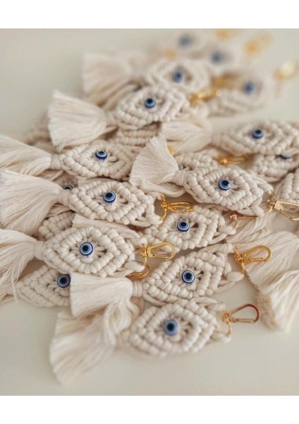 El Örmesi Makrome Anahtarlık Seti, 25 Adet El Yapımı Dekoratif Ve Uzun Ömürlü Anahtarlık Koleksiyonu fiyatları