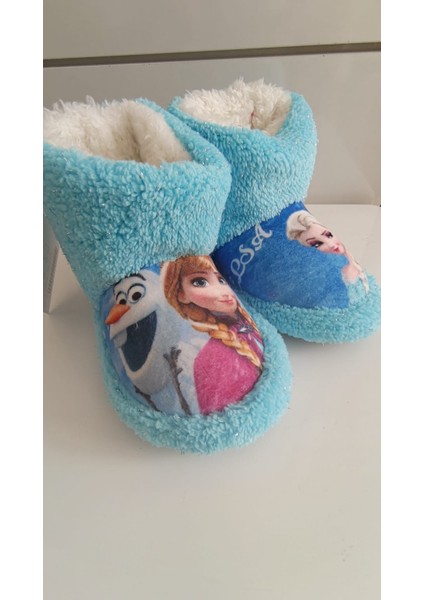 My Baby Kumsal Çizgi Film Kahramanı ( Panduf ) Kız Çocuk Ev Botu Kaydırmaz Taban