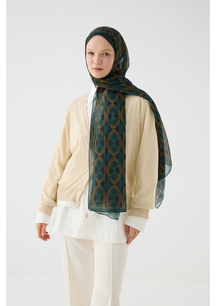 Prag Rami Şal - Zümrüt Yeşili