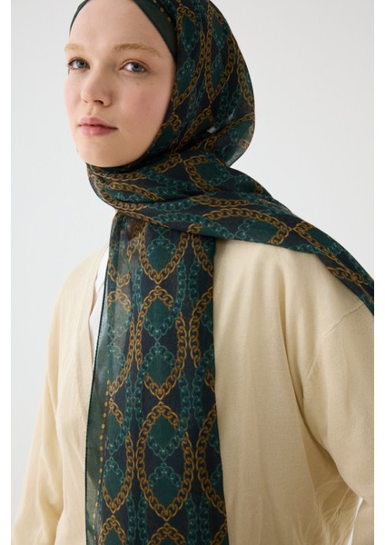 Prag Rami Şal - Zümrüt Yeşili modelleri
