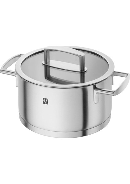 Sığ Tencere, 20 Cm, Yuvarlak, 18/10 Paslanmaz Çelik