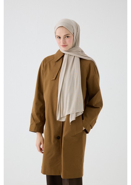 Camellia Scarfs Bambu Penye Şal - Taş